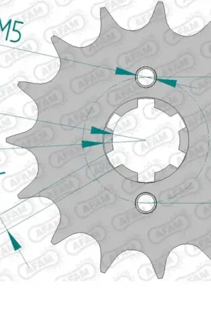 AFAM - FRONT 14T, 428 - Sprockets - 14T Merkproduct