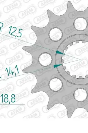 Populair AFAM - FRONT 15T, 520 - Sprockets - 15T