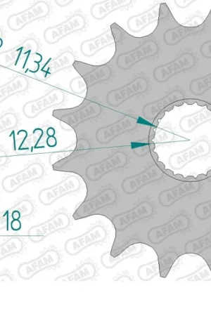 Fabrieksprijs AFAM - FRONT 16T, 520 - Sprockets - Hoge kwaliteit