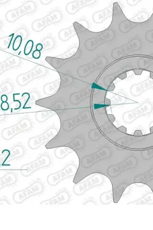 AFAM - FRONT 14T, 428 - Sprockets - 14T Bestseller