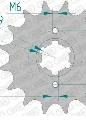 AFAM - FRONT 16T, 630 - Sprockets - 16T Bulkbestelling