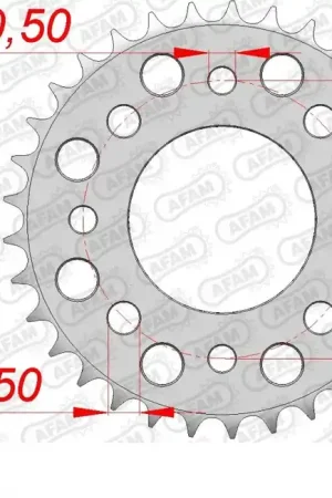 AFAM - REAR STEEL 33T, 530 - Sprockets - Staal Express Levering