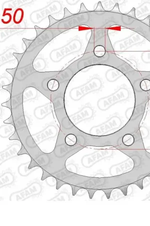 AFAM - REAR STEEL 35T, 630 - Sprockets - Staalconstructie Topkwaliteit