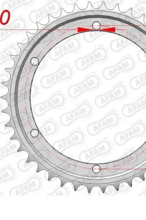 Koop Online AFAM - REAR STEEL 42T, 530 - Sprockets - Achtertandwiel