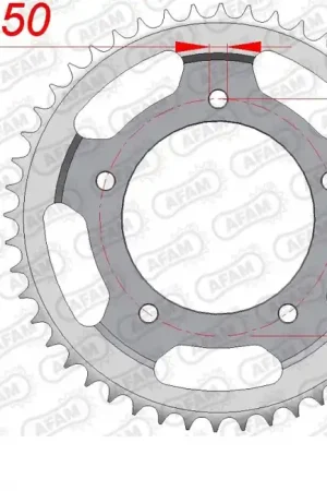 AFAM - REAR STEEL 48T, 530 - Sprockets - Duurzaam, Betrouwbaar, Prestaties Origineel