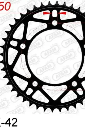 Finale Uitverkoop AFAM - REAR STEEL 42T - Sprockets - 520