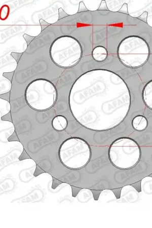 Meest Verkocht AFAM - REAR STEEL 28T, 420 - Sprockets - Kwalitatieve staalconstructie