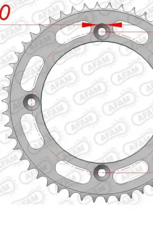 In De Mode AFAM - REAR STEEL 50T, 428 - Sprockets - Staal