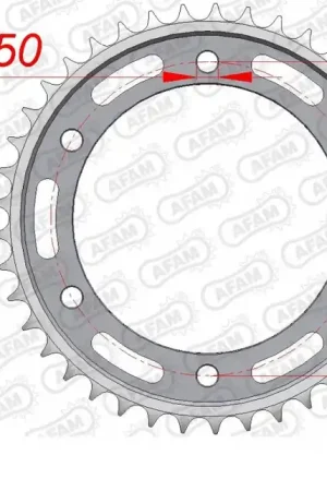 AFAM - REAR STEEL 41T, 520 - Sprockets - Staalconstructie Exclusief