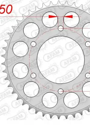 AFAM - REAR STEEL 47T, 530 - Sprockets - 47T staal Bestel Nu