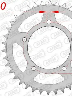 Beste Prijs AFAM - REAR STEEL 47T, 530 - Sprockets - Betrouwbaar en duurzaam
