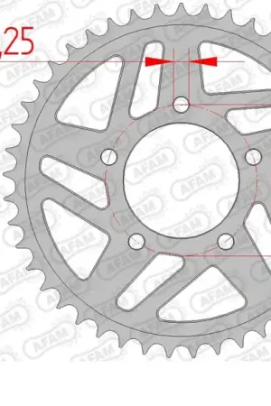 AFAM - REAR STEEL 40T, 525 - Sprockets - Duurzaam en Betrouwbaar Gratis Retour