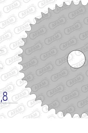 AFAM - REAR ALU, BLANK, 520, 59T - Sprockets - Aluminium Bestel Nu