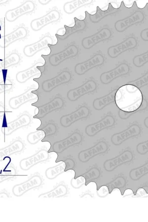 AFAM - REAR ALU, BLANK, 525 - Sprockets - Lichtgewicht aluminium Geld-Terug-Garantie