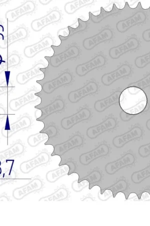 Shop Nu AFAM - REAR ALU, BLANK, 530, 42T - Sprockets - 42T