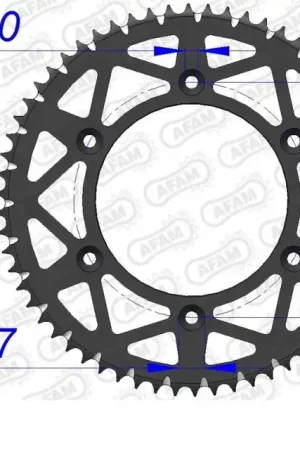 Exclusief AFAM - REAR ALU 62T, 428 - Sprockets - Lichtgewicht en duurzaam