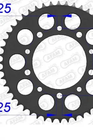AFAM - REAR ALU 48T, 520 - Sprockets - Lichtgewicht ontwerp - Hoge duurzaamheid Nu Kopen