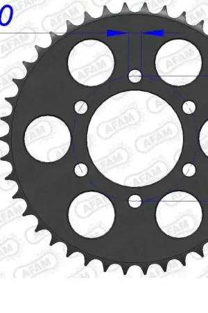 Seizoensaanbieding AFAM - REAR ALU 51T, 428 - Sprockets - 51T Aluminium