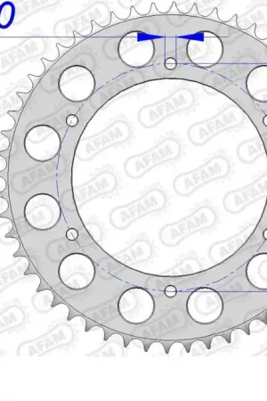AFAM - REAR ALU 52T, 520 - Sprockets - Lichtgewicht en duurzaam Beperkt Aanbod