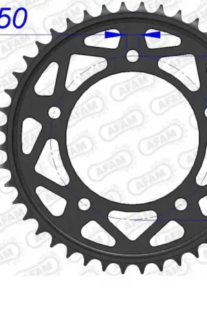 AFAM - REAR ALU 41T, 520 - Sprockets - Aluminium 41T Authentiek