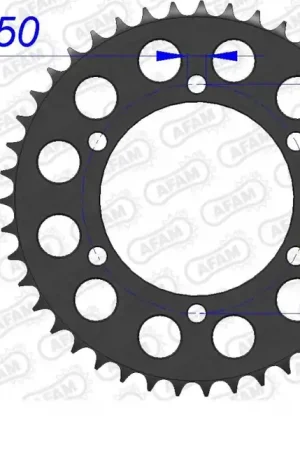 AFAM - REAR ALU 43T, 520 - Sprockets - Lichtgewicht Aluminium Actieprijs