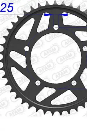 AFAM - REAR ALU 42T, 520 - Sprockets - Aluminium 42T Bulkbestelling