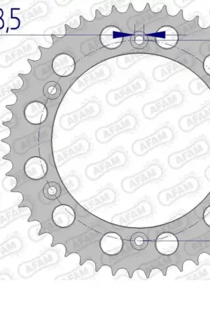 Groothandel AFAM - REAR ALU 50T, 520 - Sprockets - Lichtgewicht design
