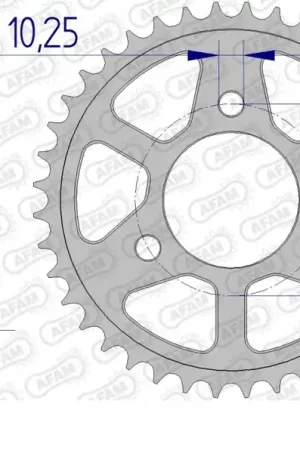 AFAM - REAR ALU 39T, 415 - Sprockets - Alu 39 tanden Nieuw