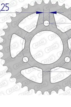 Op = Op AFAM - REAR ALU 35T, 415 - Sprockets - Aluminium 35T