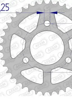 Bulkbestelling AFAM - REAR ALU 36T, 415 - Sprockets - Lichtgewicht aluminium