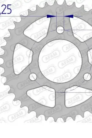 AFAM - REAR ALU 39T, 415 - Sprockets - Lichtgewicht en sterk Bestel Nu
