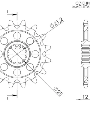 Snelle Levering SUPERSPROX - FRONT 15T, 520 - Sprockets - 15 Tanden