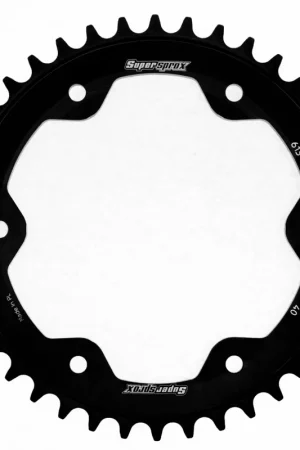 SUPERSPROX - REAR STEEL 40T, BLACK, 525 - Sprockets - Staal Must-Have