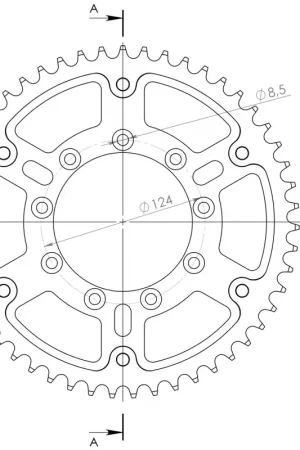 Hete Deal SUPERSPROX - REAR STEALTH 50T, GOLD, 520 - Sprockets - Lichtgewicht en duurzaam