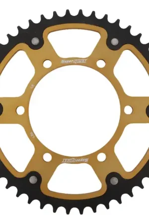 Nieuwe Collectie SUPERSPROX - REAR STEALTH 48T, GOLD, 520 - Sprockets - 48T Goud