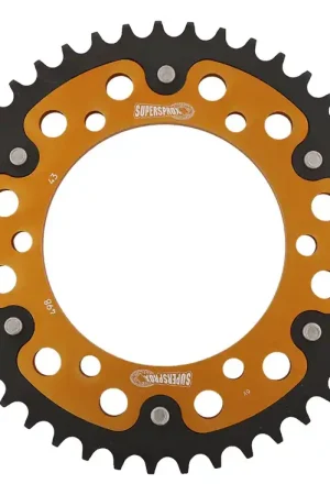 Beperkte Voorraad SUPERSPROX - REAR STEALTH 43T, GOLD, 525 - Sprockets - Hoge kwaliteit