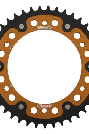 SUPERSPROX - REAR STEALTH 43T - Sprockets - Gold 520 Trendy