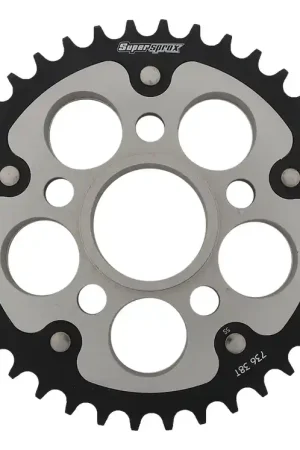 SUPERSPROX - REAR STEALTH 38T, SILVER, 520 - Sprockets - 38T Favoriet