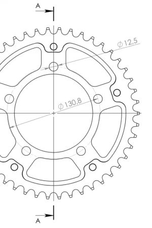 Direct Verzonden SUPERSPROX - REAR STEALTH 45T, GOLD, 520 - Sprockets - Kwaliteit en Prestaties