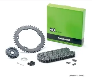 Authentiek Kawasaki Ketting- en Tandwielenset