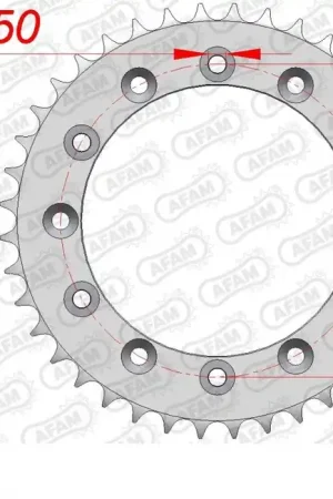 AFAM - REAR STEEL 41T, 520 - Sprockets - Geschikt voor Honda en Yamaha Koopje