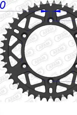 Direct Beschikbaar AFAM - REAR ALU 53T, 520 - Sprockets - Lichtgewicht en Duurzaam