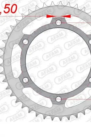 AFAM - REAR STEEL 47T, 520 - Sprockets - Kwaliteit en Compatibiliteit Koop Online