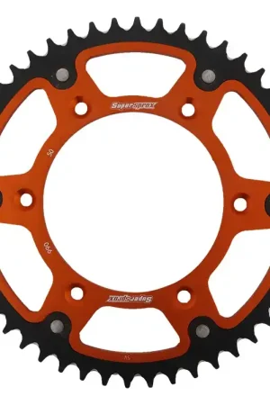 Veilige Betaling SUPERSPROX - REAR STEALTH 50T - Sprockets - ORANGE, 520