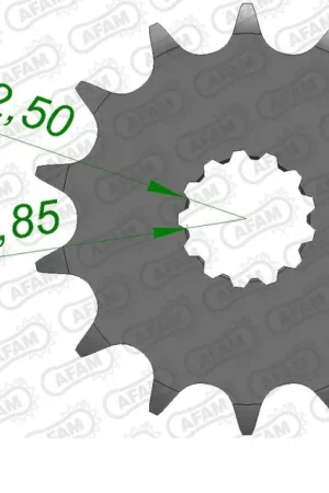 AFAM - FRONT 12T, 520 - Sprockets - Hoge kwaliteit en compatibiliteit Nieuw Model