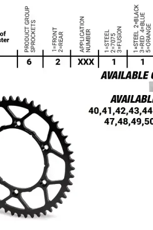 MOTO MASTER - REAR STEEL ULTRALIGHT 41T, 520 - Sprockets - Lichtgewicht Veilige Betaling