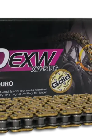 Goedkoop RK - GB520EXW - Chains - GOLD, SUPER REINFORCED