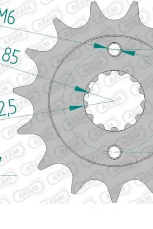 Snelle Levering AFAM - FRONT 16T, 520 - Sprockets - Kwaliteitsmateriaal