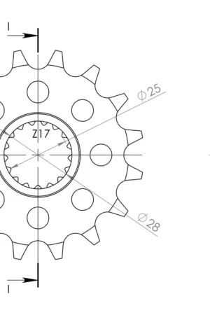 SUPERSPROX - FRONT 20T, 525 - Sprockets - 20T Flitsaanbieding