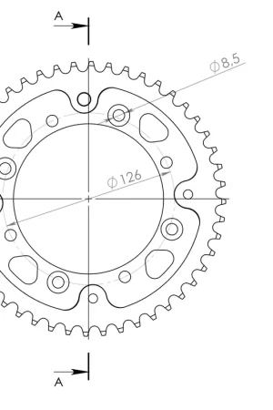 Nieuw SUPERSPROX - REAR STEALTH 48T - Sprockets - Zwart 420